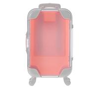 ULTECHNOVO Portable Pink Eyelash Case Luggage Style Lightweight False Lash Box with Transparent Window Easy Open Close Travel Organizer for Women