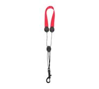 ULTECHNOVO Portable Saxophone Neck Belt Red Nylon and Abs Plastic Comfortable Sax Strap Easy for Wearing Suitable for Alto and Tenor Saxophone Players