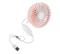 ULTECHNOVO Portable Speed Automotive Cooling Clip Fan with Light for Cars Trucks Rvs Air Circulation and Travel Friendly Design
