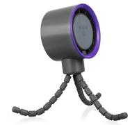 ULTECHNOVO Portable Stroller Fan Clip-on 360-degree Adjustable Head Multiple Charging Options Rechargeable Abs Mini Fan for Naptime the Go Use