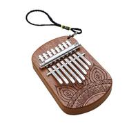 ULTECHNOVO Portable Thumb Piano Kalimba with 8 Keys, Plastic Body and Manganese Steel Tines, for Practicing Finger Flexibility and Playing Music Anywhere