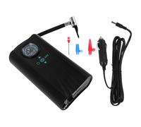 ULTECHNOVO Portable Tire Inflator Car Air Pump Vehicle Tire Inflator Black Plastic Easy to Carry Compact Design for On-the-go Inflation