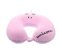 ULTECHNOVO Portable Unicorn U Shaped Neck Pillow Soft Memory Foam Travel Cushion for Comfort During Naps and Long Journeys for Cars Planes and More