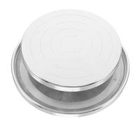 ULTECHNOVO Pottery Turntable Clay Sculpture Tool 1-Sided Aluminum Alloy Rotating Platform with Nonslip Base Design and Bearing Connection for Handcraft