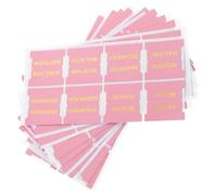 ULTECHNOVO Pu Leather Bible Index Tabs 66 Pink Study Tabs + 14 Blank Writable Bookmarks, Bible Page Markers for Students and Teachers, for Organized Reading