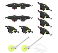 ULTECHNOVO Pulley Lift System Physics Experiment Kit for Classroom Teaching Fixed and Movable Pulley Set for Mechanical Advantage Demonstrations