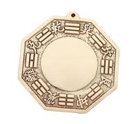 ULTECHNOVO Pure Copper Bagua Convex Mirror Ornament Traditional Chinese Feng Shui Decorative Hanging for Home Shop Evil Spirit Protection and Fortune