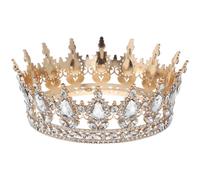 ULTECHNOVO Queen Rhinestone Crown for Women: Bride Royal Crystal Headband Princess Quinceanera Headpieces - Costume Party Hair Accessories for Wedding Birthday Prom Pageant Party