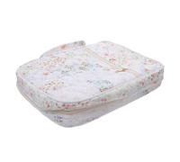 ULTECHNOVO Quilted Bible Carrying Bag for Women with Handle, Chinese Style Floral Book Cover Pouch, Sacred Text Organizer Suitable for Church and Prayer Use