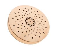 ULTECHNOVO Rain Drum 8 Inch Handheld Ocean Percussion Instrument with Water Drop Design, Small Ethnic Musical Instrument for Garden, Yoga, and Outdoor Relaxation Sound Therapy