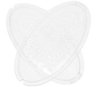 ULTECHNOVO Range Hood Light Cover Replacement 1 Pair Sturdy Lens Plate for Kitchen Cooker Hood Vent Accessory Universal Fit