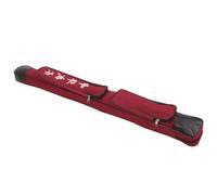 ULTECHNOVO Red Cloth Sword Carrying Bag with Comfortable Strap Thick Sturdy Sword Shoulder Bag Preventing Wear Damage for Martial Arts and Taichi Storage
