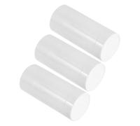 ULTECHNOVO Refillable Deodorant Stick Containers Versatile Use 3pcs Twist-up Tubes White and Pp Plastic Holders for Solid Lotions and Deodorants for Daily and Travel