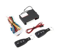 ULTECHNOVO Remote Control Car Lock Kit with Central Locking and Anti-theft Alarm Keyless Entry System Compatible with Vehicles Includes Wiring Diagram for Easy Installation and Trunk Release