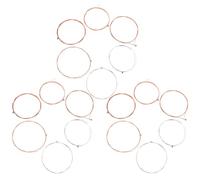 ULTECHNOVO Replacement Kit Extended Durability Stainless Steel Wire Acoustic Guitar Strings for 3 Sets Pure Sound Quality Beginners Suitable for Classical and Folk Music