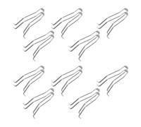 ULTECHNOVO Replacement Torsion Springs Repair Kit 20pcs Silver Stainless Steel with Effortless Restoration and Silent Operation for Nail Clippers and Toenail Pliers for Manicure