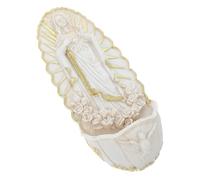 ULTECHNOVO Resin Guadalupe Holy Water Font Wall Hanging Decor for Church Entrance and Home Living Catholic Religious Wall Decor Enhancing Worship Atmosphere and Blessings