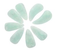 ULTECHNOVO Resin Guzheng Finger Picks 8pcs for Practice and Performance with Control and Durability, Light Green Guzheng Nail Covers for Professional Musicians and Young Players