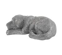 ULTECHNOVO Resin Pet Memorial Stone for Garden Outdoor Use Resin Material Pet Grave Marker Ornament Comforting Tribute Statue for Dog Bereavement and Garden Decoration