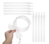 ULTECHNOVO Retail Display Strip - 20 pcs Hanging Display Rack with 8 Clips - Merchandising Strip with Header Hanging Merchandising Clip for Chips Snacks Candy, Length: 50cm