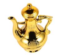 ULTECHNOVO Retro Buddhist Offering Kettle Small Vintage Worship Pot for Temple Home Ceremony Multi Functional Buddha Ornament