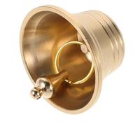 ULTECHNOVO Retro Solid Brass Hanging Bell Ornament Jingle Pendant for DIY Crafts Study Decor Vintage Doorbell with Clear Sound and Tarnish Resistant Construction