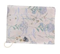 ULTECHNOVO Reusable Cloth Book Cover with Decorative Floral Printing Adjustable Protective Sleeve for Notebooks Hardcover Books Washable Fabric Protector for Reading Privacy