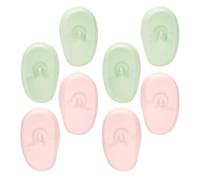 ULTECHNOVO Reusable Silicone Ear Protector Caps and 4 Pairs Waterproof Design Heat Resistant Features Ear Covers from Burns for Hair Dye for Dying Hair at Home Use and Salon for Men and Women