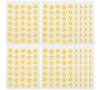 ULTECHNOVO Reward Stickers for Teachers 2 Packs Pvc Adhesive Gold Pentagram Star Labels 20 Sheets Classroom Incentive Stickers School Motivational and Behaviour Charts