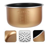 ULTECHNOVO Rice Cooker Inner Pot Replacement Thickened Non Stick Cooking Pot with Scale Compatible with Midea Electric Cooker and Easy to Clean for Home and Hotel Use