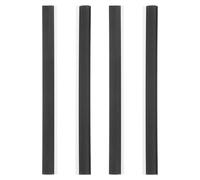ULTECHNOVO Rubber Edge Replacement Strips Dustpan Accessories 4pcs for Dustpan Lip Repair , 26cm Sturdy Rubber Stripping Easy to Install for Garbage Shovel and Broom Shovel for Indoor
