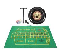 ULTECHNOVO Russian Roulette Game Set 10-inch Poker Wheel Tablecloth Chips and Beads for Party Festival Game Wheel for Friends and Company Events