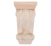 ULTECHNOVO Rustic Wood Corbels Carved Corbels Decorative Wooden Column Unique European Style Simple Delicate Design Practical and Not Easy to Break for Home Decor and Fireplace Mantels
