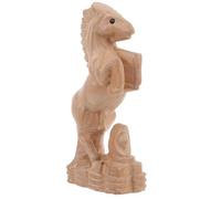 ULTECHNOVO Rustic Wooden Animal Decor for Home Office Cabin Unique Artisan Craft for Horse Enthusiasts and Farmhouse Style Accents