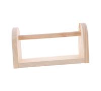ULTECHNOVO Rustic Wooden Tape Dispenser Desk Organizer with Cutter Large Tape Holder Stand for Masking Crafting Office and School Supplies Neat Workspace and Versatile Storage