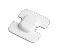 ULTECHNOVO Safety Lock for Refrigerator and Cabinet, No Drilling Plastic Latch, Strong Adhesive, Easy to Install, Prevents Pinching and is Not Easy to Open, for Home Safety