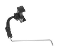 ULTECHNOVO Sax Lyre Phone Mount, with Sturdy Clamp and Wide Compatibility Abs and Stainless Steel Material Black Saxophone Accessories for Saxophone for Learning and Live Performances