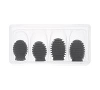 ULTECHNOVO Silent Silicone Drumstick Protectors Caps for Drum Practice Elastic Mute Tips to Reduce Noise Fit for Drumsticks Easy to Use Drum Stick Covers for Quiet Drumming