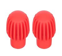 ULTECHNOVO Silicone Drumstick Covers Red for Drumsticks 2pcs with Protective Mute Tips Drum Accessories Designed to Reduce Damage and Enable Quiet Practice at Home Or Anywhere
