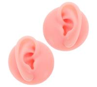 ULTECHNOVO Silicone Ear Model Realistic Human Ear Jewelry Display Stand for Earrings and Small Accessories Skin Tone Simulation for Authentic Presentation and Versatile Use