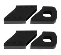 ULTECHNOVO Silicone Protector Boots 2 Set Bike Crank Arm Covers | Black, Easy Wipe Surface and Snug Fit, Quick Removal for Crankset Rub Zones on E-bikes
