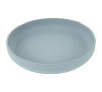 ULTECHNOVO Silicone Scoop Plate for Seniors, Spill-Resistant Dinner Plate with Strong Suction Base, Non-Slip Disability Adaptive Tableware for Disability and Elder Care, Sky Blue, 19.5 x 4 cm