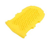 ULTECHNOVO Silicone Scrubber Exfoliating Brush Shower Scrubber for Body Comfortable to Hold Ergonomic Design Two Side Finger Insertion Massage Bath Brush for Daily Use