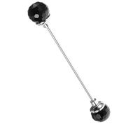 ULTECHNOVO Silver 2 Pcs Lapel Pin Boutonniere Pin for Men Clear Metal Twist Open Convenient Stylish Unique Tie for Business Meeting and Homecoming Celebration