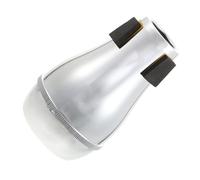 ULTECHNOVO Silver Abs Trombone Mute Dampener for Trombone, Lightweight and Easy to Install Noise Remove Tool, for Practice and Performance by Trumpet Lovers