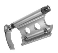 ULTECHNOVO Silver Alloy Bike Front Wheel Holder Fork Mount Quick Release Fork Block for Outdoor Travel Vertical Horizontal Mount Compatible with Truck Toolbox Trailer Custom Racks Heavy-duty