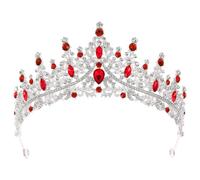 ULTECHNOVO Silver Tiaras and Crowns Made of Crystal for the Wedding of Women Headband for the Bride Royal Queen Princess Quinceanera Headwear for Birthday