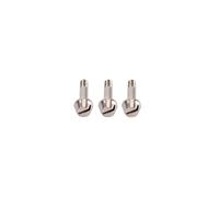 ULTECHNOVO Silver Trumpet Water Key Screws Easy to Replace Replacement Parts 3pcs Small Size Exquisite Craftsmanship for Brass Instruments for Wind Instrument Repair