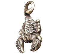 ULTECHNOVO Small Keychain DIY Pendant Copper Scorpion Hanging Charm Lightweight Retro Style Party Accessory for DIY Making A Key Chain