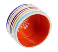 ULTECHNOVO Small Pet Ceramic Bowl with Enough Capacity, Sturdy and Not Easy to Break, Animal Feeding Bowl for Hamster and Guinea Pig Feeding for Daily Use